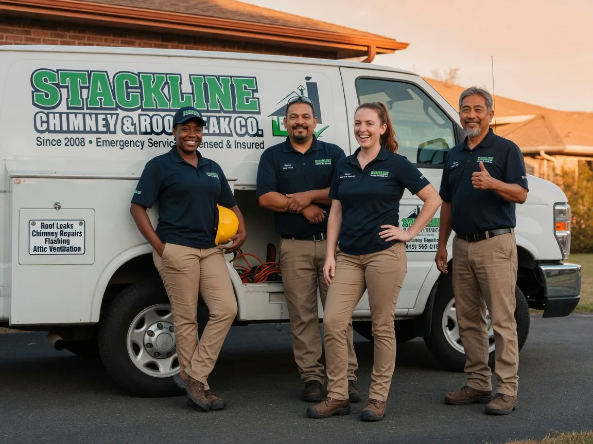 Chimney flashing repair company in Raymore, MO